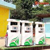 Censtar Distributeur de carburant portable Mini station-service mobile Machine à pompe à carburant avec compteur numérique pour mini stations-service