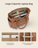 Ensemble de 2 sacs à main tendance LoVEVOOK, grande capacité, pour femme, bureau, travail, sacs pour ordinateur portable 15,6 pouces, mallette personnalisée pour femme