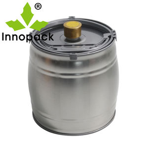 Vendita calda della fabbrica <span class=keywords><strong>5</strong></span> <span class=keywords><strong>litri</strong></span> in acciaio inox barile di vino 5L in metallo rotondo secchio di <span class=keywords><strong>birra</strong></span> con rubinetto - Product Image 5