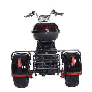 Scooter électrique Citycoco avec certification EEC COC, mangosteen, stock Hollandais, 1000W, batterie amovible 20Ah, pneus larges - Product Image 2