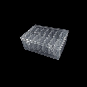 Diamond Painting Storage Box 14 Compartments Transparent Flip Top Organizer For Seed Bead Perler Bead Jewelry Organizers - Product Image 3