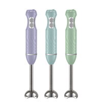 Mélangeur portable multifonctionnel 4-en-1 avec contrôle de vitesse variable Tige de mélange en acier inoxydable 304 Verrou de sécurité pour enfants