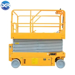 Thủy lực di động điện Scissor Lift trong nhà ngoài trời trên không thang máy người đàn ông nâng cao nền tảng làm việc