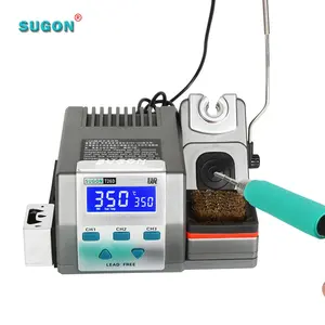 Penjualan pabrik SUGON T26D Kit pistol besi solder elektronik stasiun solder las SMD dengan 210 ujung solder