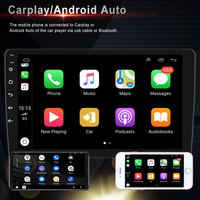 Radio Mobil Android 8 Core CPU Mendukung Fungsi 360 WIFI Carplay Android Auto Navigasi GPS Model 9 Inch