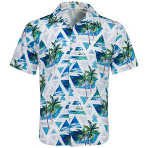 <span class=keywords><strong>Vendita</strong></span> calda di moda Hawaii vacanza estiva in poliestere manica corta gratuita personalizzato sublimazione con LOGO stampato con palma camicie hawaiane - Product Image 3