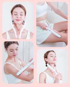 Dispositivo de Masaje Facial para Uso Doméstico - Masajeador Corporal Eléctrico - Rodillos de Acero Inoxidable Recargables por USB - Reduce la Papada - Product Image 4