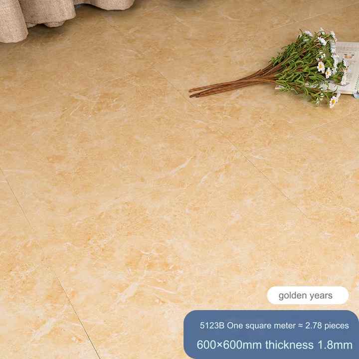 PVC Floor Tiles Self Adhesive PVC Flooring Anti Slip Vinyl Mat Vinyl Floor Covering Vinyl Tile Stickers Tile for Bathroom