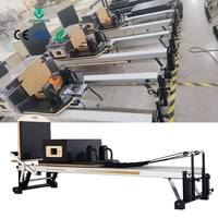 Machine de Pilates en aluminium de qualité aéronautique avec coussinets d'épaule, conteneur complet pour studio à domicile, yoga et studio de Pilates