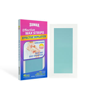 Marque privée oem 20 pièces bandes de cire d'épilation papiers grande taille corps professionnel épilateur double ruban - Product Image 4