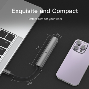 Hub USB C 4 en 1 UNIEAN, Cable USB C 3.0, Estación de Acoplamiento Multipuerto, Adaptador Portátil para Computadora, Tableta y Oficina - Product Image 4