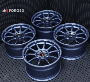 ล้อแม็กซ์ MN Forged ZE40 TIME ATTACK III สีน้ำเงินเมทัลลิก สำหรับ BMW <span class=keywords><strong>Civic</strong></span> <span class=keywords><strong>FD</strong></span> Type R GR86 GTR NSX 350z ล้ออัลลอยด์ฟอร์จ - Product Image 3