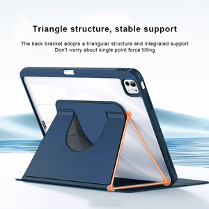 Étui rotatif pour tablette pour <span class=keywords><strong>iPad</strong></span> <span class=keywords><strong>Air</strong></span> 13 pouces M2 couvre 2024 pour <span class=keywords><strong>iPad</strong></span> Pro 12.9 <span class=keywords><strong>couverture</strong></span> 6e 5e génération 2022 2021 2020 2018 étui - Product Image 5