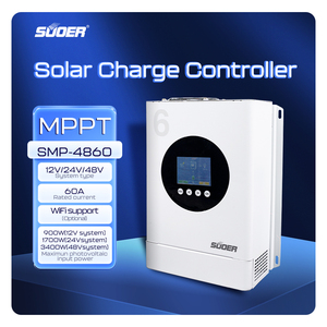 Thương hiệu mới <span class=keywords><strong>Suoer</strong></span> 30A 40A 60A 12V 24V 48V đảo ngược bảo vệ năng lượng mặt trời MPPT <span class=keywords><strong>charge</strong></span> <span class=keywords><strong>controller</strong></span> - Product Image 6