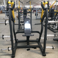 Machine de musculation d'exercice en gros Équipement de fitness pour salle de sport commerciale Plaque chargée Iso-latérale Poitrine/Dos
