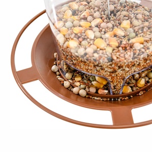 Tupai bukti pengumpan burung murah gantung plastik bulat kotak plastik mangkuk hewan peliharaan & pengumpan plastik makan burung kecil - Product Image 4