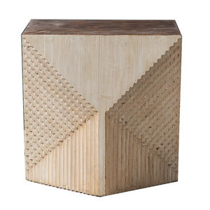 European Style Wood Coffee Table Retro Distressed Square Design For Living Room <b>Sofa</b> Corner Use A2175 - Product Image 5