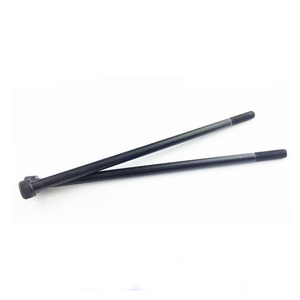 Vis à tête fraisée à filetage partiel en acier inoxydable noir électrophoretique, vis flexible extra longue à tête hexagonale Yalida - Product Image 3