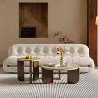 Table basse moderne en bois pliable et écologique pour petit salon ou balcon