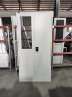 Armoire métallique multi-usages pour vêtements, armoire de rangement en acier, casier