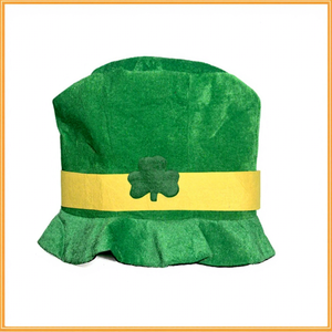 PARTYMENT Stylish Green Clover Beard Party Hat for St Patricks Day Celebrations and Themed Party Costume Accessories - Product Image 4