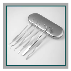 6-Mảnh Chăm Sóc Nha Khoa Kit Với Răng Công Cụ Làm Sạch Cao Răng Scaper Làm Móng Tay Móng Chân Bộ Bao Gồm Nha Sĩ Gương Cho Mảng bám Loại Bỏ - Product Image 4