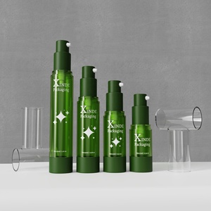 Xinde कस्टम रंग 10 मिलीलीटर 15 मिली 20 मिली 30 मिलीलीटर पालतू प्लास्टी लोशन पंप बोतल प्लास्टिक पंप बोतल त्वचा देखभाल सीरम प्लास्टिक कॉस्मेटिक बोतल - Product Image 5