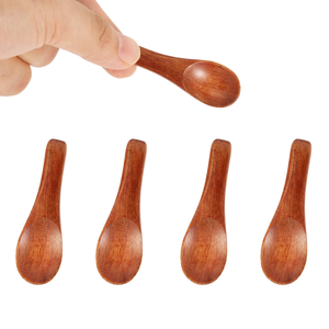 Food Grade Wooden Silicone Collapsible Funnel Spoons Foldable Small Funnels for Filling Water Bottles Liquid/Powder Transfer - Product Image 1