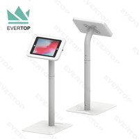 Quiosco de tableta antirrobo de piso de 10,2 Para Ipad, ipad Air, ipad Pro Android Kiosk Tablet Stand Soporte de seguridad para tableta