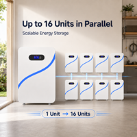 Batterie au lithium 51,2 V 100 Ah 200 Ah 280 Ah 314 Ah, pack de batteries 5 kWh 10 kWh 15 kWh pour stockage d'énergie domestique, batterie solaire LiFePO4 verticale 48 V 280 Ah