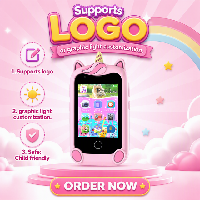 New Product XA31 Kid Phone Toys Activity Tracker Music Player 2.8'' IPS Screen 600mAh Battery for Boys & Girls