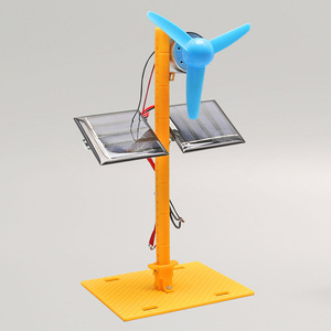 Khoa học và công nghệ mô hình quạt năng lượng mặt trời nhỏ hỗ trợ dạy học trẻ em vui vẻ giáo dục khoa học Thí nghiệm gói vật liệu - Product Image 3