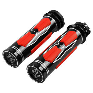 TCMT XF160428-01-R 1 "Poignées Guidon Fit pour Harley Touring Softail Deluxe FLSTN Dyna Fat Bob - Product Image 2