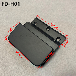 บานพับประตูกระจกสแตนเลส90องศาสไตล์โมเดิร์นอุปกรณ์ฮาร์ดแวร์สำหรับประตูกระจกอาบน้ำ - Product Image 6