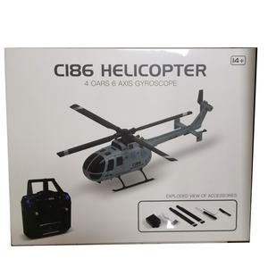 Hélicoptère télécommandé C186 2.4G avec maintien d'altitude et flux optique, jouet télécommandé pour enfants - Product Image 5