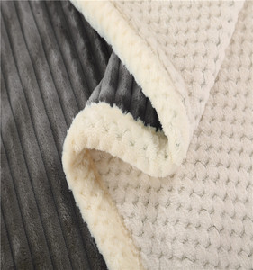 China Supplier Soft Warm Fleece Flannel <strong>Throw</strong> Blankets <strong>Quilted</strong> <strong>Bed</strong> Spread <strong>for</strong> Winter - Product Image 5