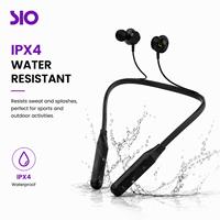 سماعات أذن لاسلكية رياضية مقاومة للماء IPX4، سماعات رأس للجري مزودة بشريحة Broadcom BK، سماعة صوتية سريعة الاقتران للصالة الرياضية