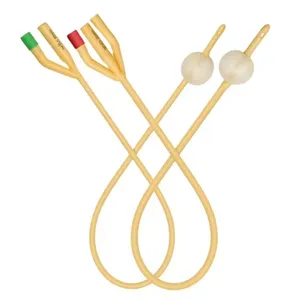 Disposable latex foley catheter hard & soft valves are available silicone coated foley catheter