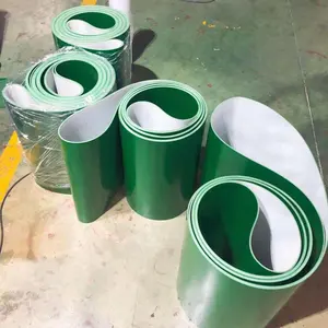 Atacado de fábrica 2mm 3mm 4mm correia transportadora sem fio de pvc plana com articulação do dedo