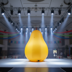 Fruits et légumes gonflables pour la publicité, décorations de fête, présentoirs d'arbres - avec fraise, pastèque, pêche - Product Image 1
