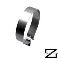 Collier de serrage réglable en acier inoxydable 304 poli haute performance ZEHCLP3.5in 4.0in 5.0in, manchon de serrage à joint ouvert