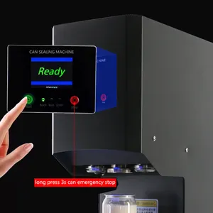 Yarı otomatik Can sızdırmazlık makinesi Seamer kapatabilir makinesi kalay meşrubat dolum makinesi kutular kapaklama sızdırmazlık makinesi için teneke kavanoz şişe