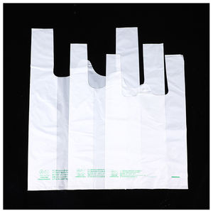 Biodegradable HDPE LDPE Vest <b>Bags</b> Feature Spacious Side Gussets For Increased Carrying Capacity - Product Image 6