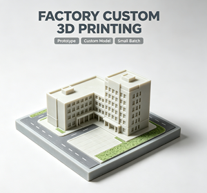 Service de fabrication sur mesure de prototypes de maquettes architecturales en résine pour table de sable 3D, modèles réduits de paysages et maquettes de bâtiments - Product Image 1