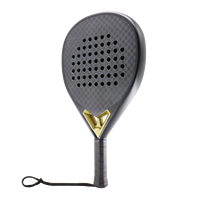 Raquettes de padel en carbone 3K de haute qualité 2026, filet en polyester OEM, longueur 46 cm, poids 360 g, épaisseur 38 mm, taille de face 26 cm, personnalisables