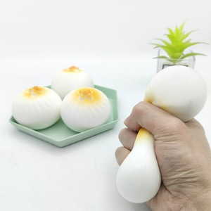 New Arrival TPR Simulation Pan-Fried Pork Bun Shape Super Soft Slow Rebound <b>Squeeze</b> Stress Relief Toys for Kids Boys and Girls - Product Image 3