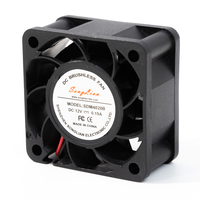 Kipas DC Brushless Ultra Senyap Rendah Kebisingan Operasi Stabil 40x40x20mm 5V 12V 24V 48V DC 4020 untuk Printer 3D Peralatan Medis