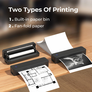 Impresora Térmica Portátil A4, Máquina de Transferencia de Etiquetas y Tatuajes Integrada, para Uso Doméstico y Documentos - Product Image 1