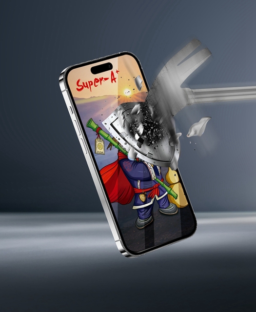 Factory Price Silk Print Full Glue Panda Phone Tempered Glass Screen Protector for iPhone 18 17 16 15 14 13 12 11 Pro Max Film
