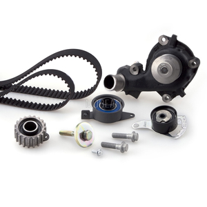 Kit de courroie de distribution avec pompe à eau compatible avec Ford KP35451XS-3 1005822 1005824 1005828, jeu de courroies de distribution, poulie tendeur MOBEAR - Product Image 1